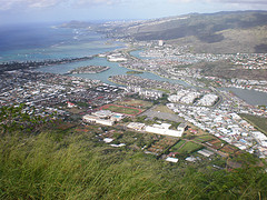 Hawaii Kai, from atop Koko Head